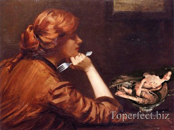 Arte original de Toperfect Painting - hombre y genio revisión de clásicos